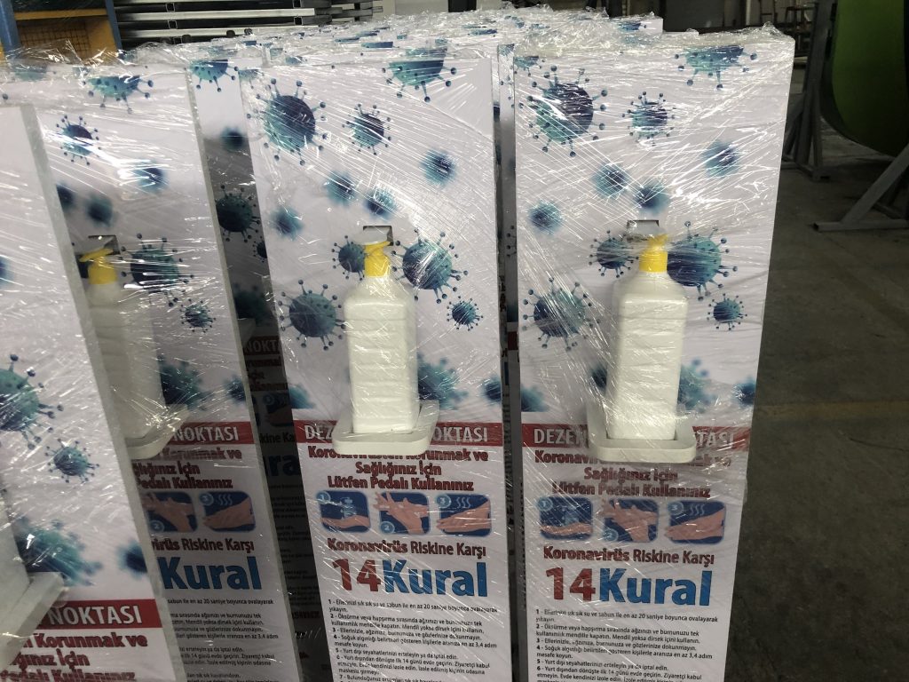 Toptan, dezenfektan stant satışı, sakıpağa